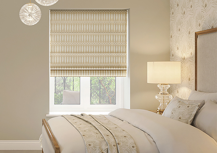 Nazca, Heritage Gold - Twist&Fit Roman Blind - Image 3